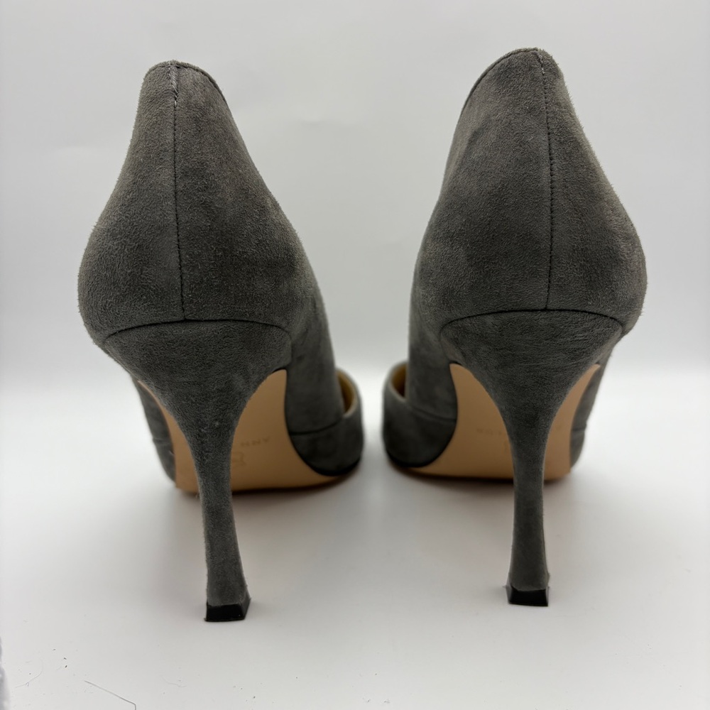 Ann Taylor Gray Suede Heels 9 - Picture 5 of 8